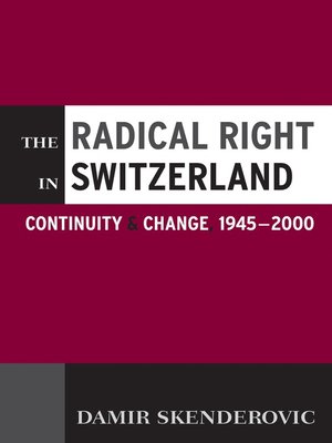 cover image of The Radical Right in Switzerland